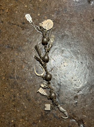 Fan Far Taxco Sterling Charm Bracelet