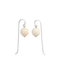 Carved Corral Earrings