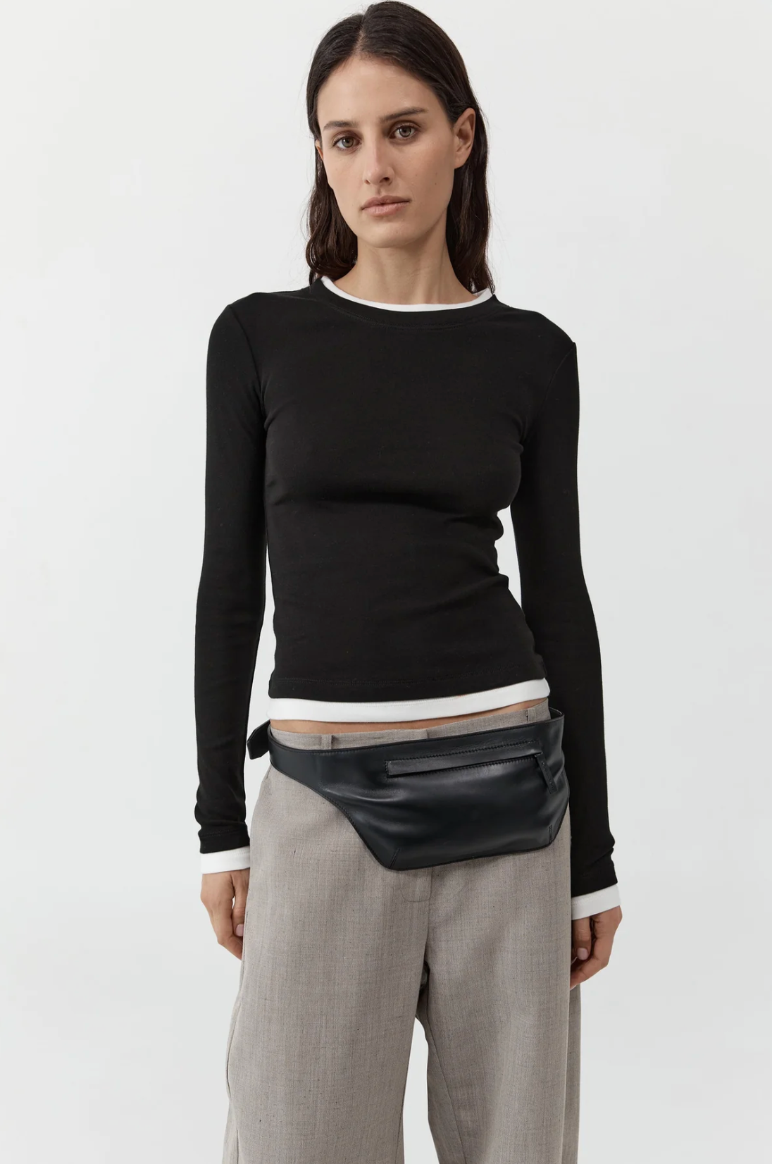 Org Cotton Layered LS Top