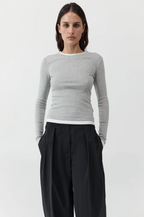 Org Cotton Layered LS Top