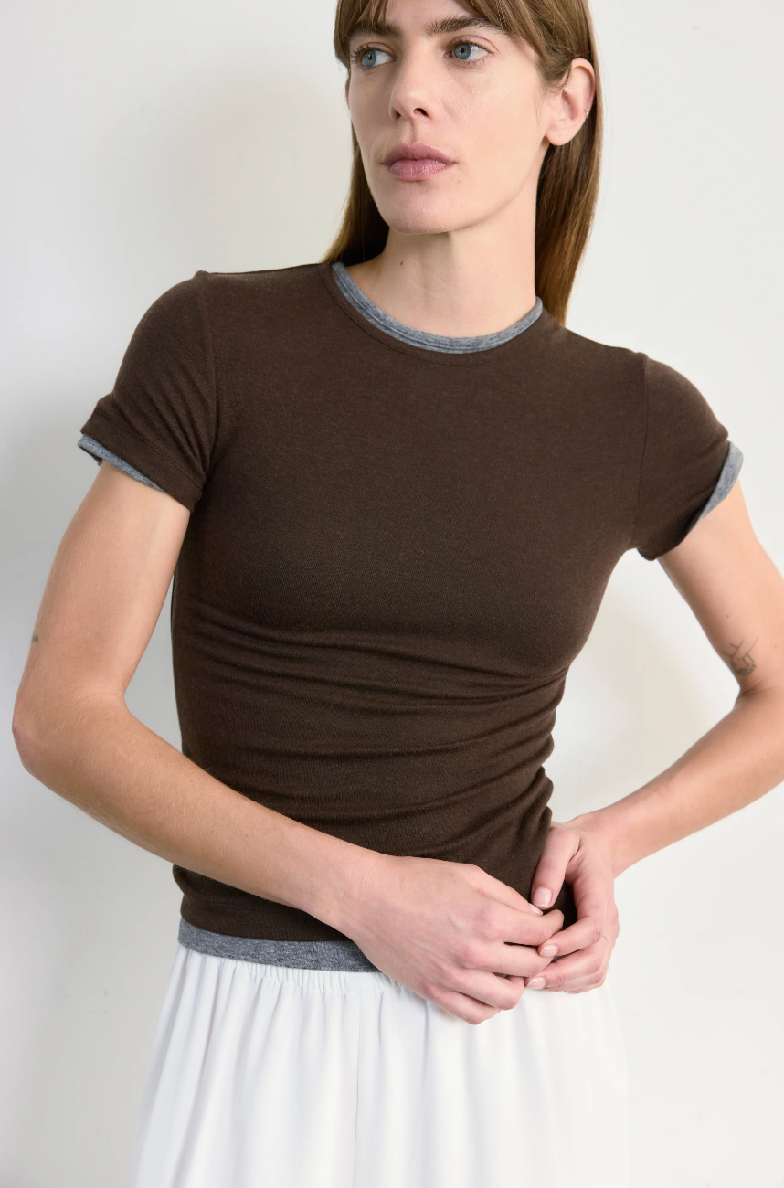 Short Sleeve Knit Top