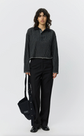 Cropped LS Polo