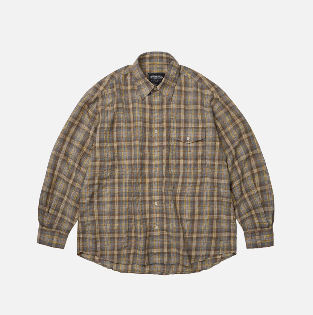 Uneven Check Shirt