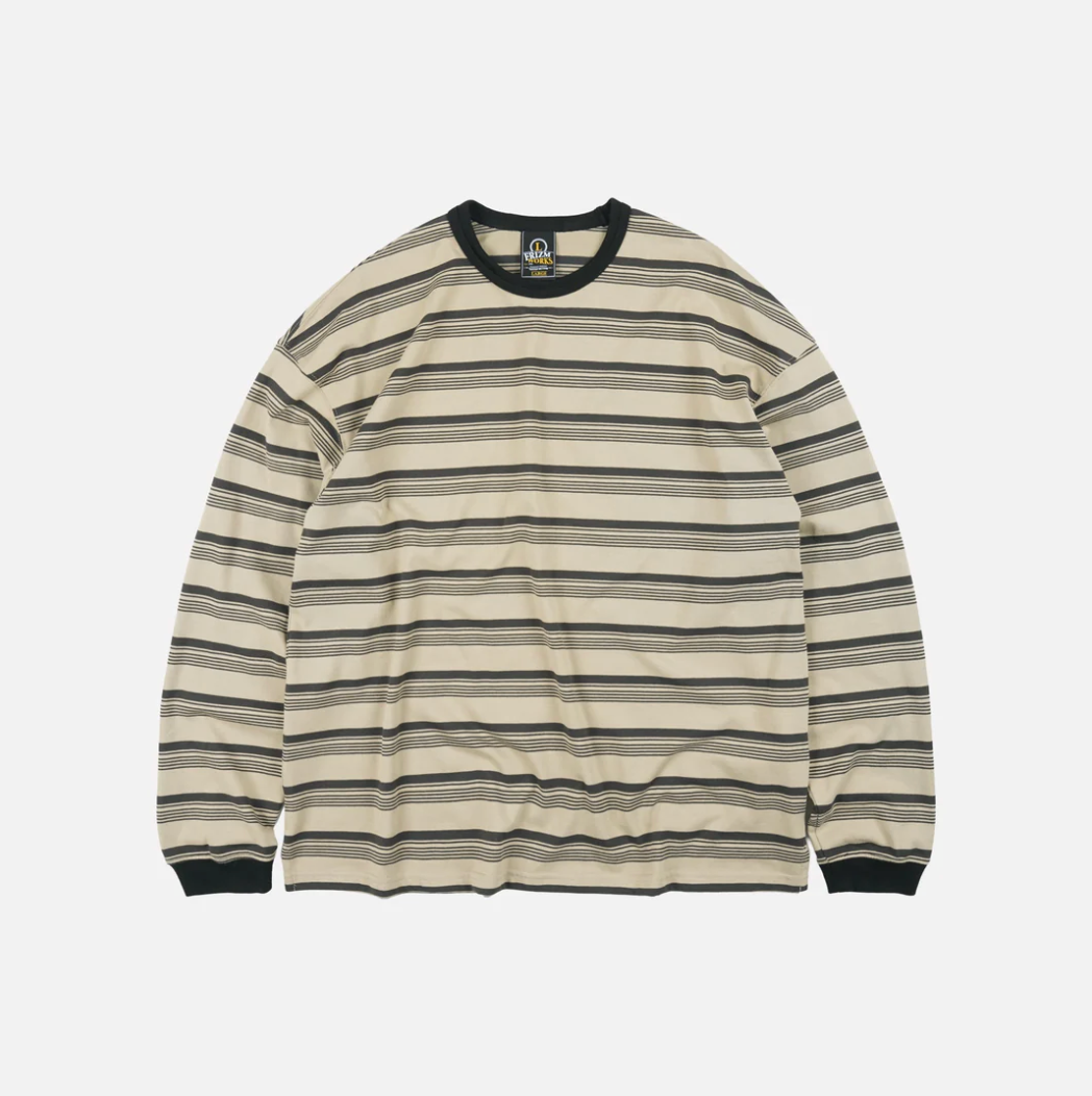 Block Stripe LS Tee
