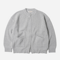 Wool Deck Zip Cardigan