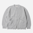 Wool Deck Zip Cardigan