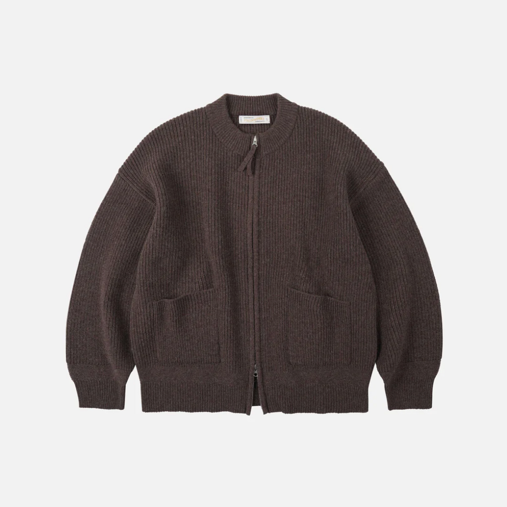 Wool Deck Zip Cardigan