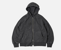Pigment Dye Zip Hoodie