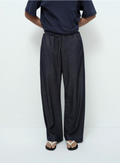 Denim Drawstring Pants