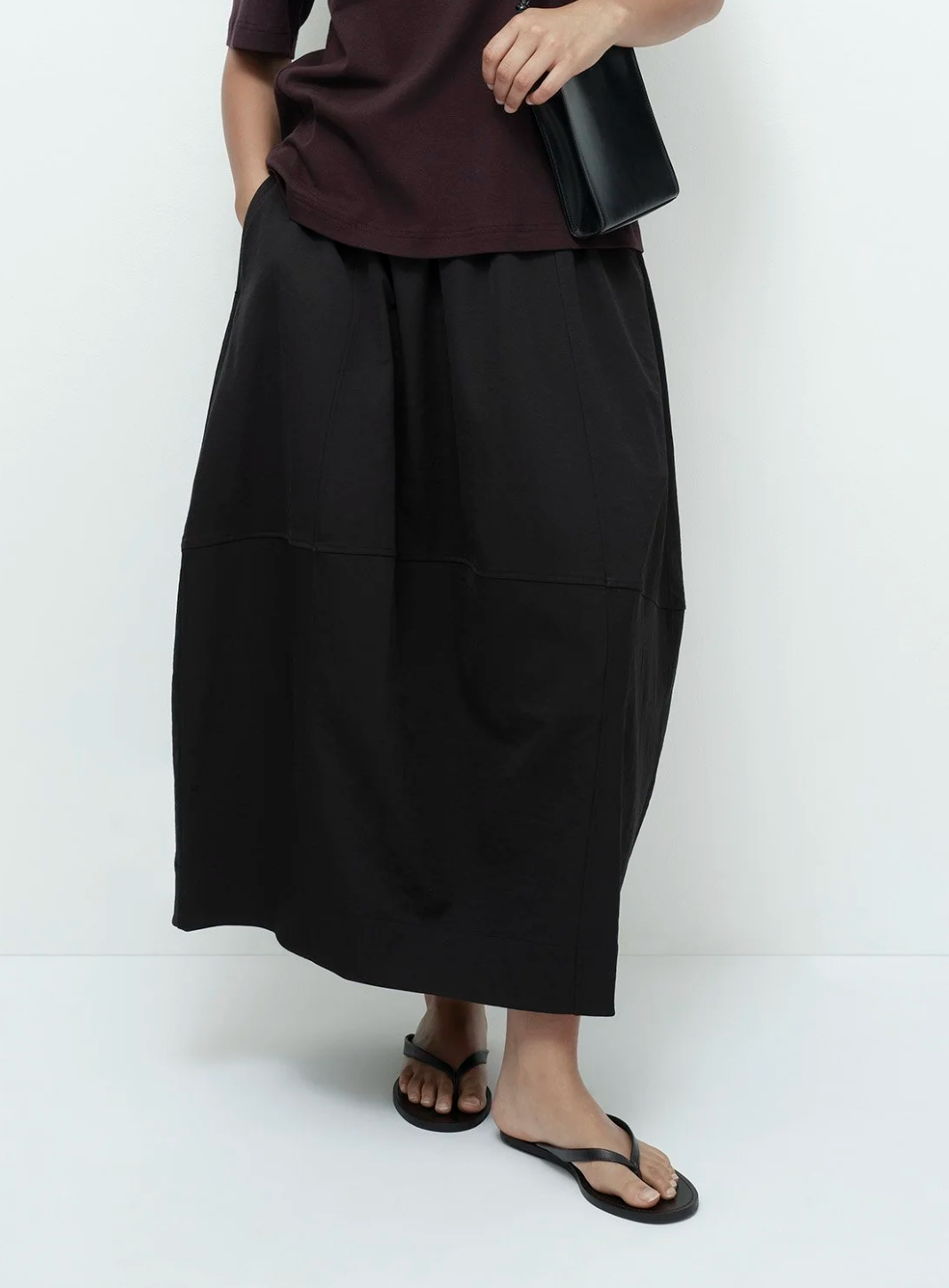 Balloon Midi Skirt