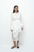 Semi Sheer Linen Top