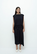 Drape Back Knit Top