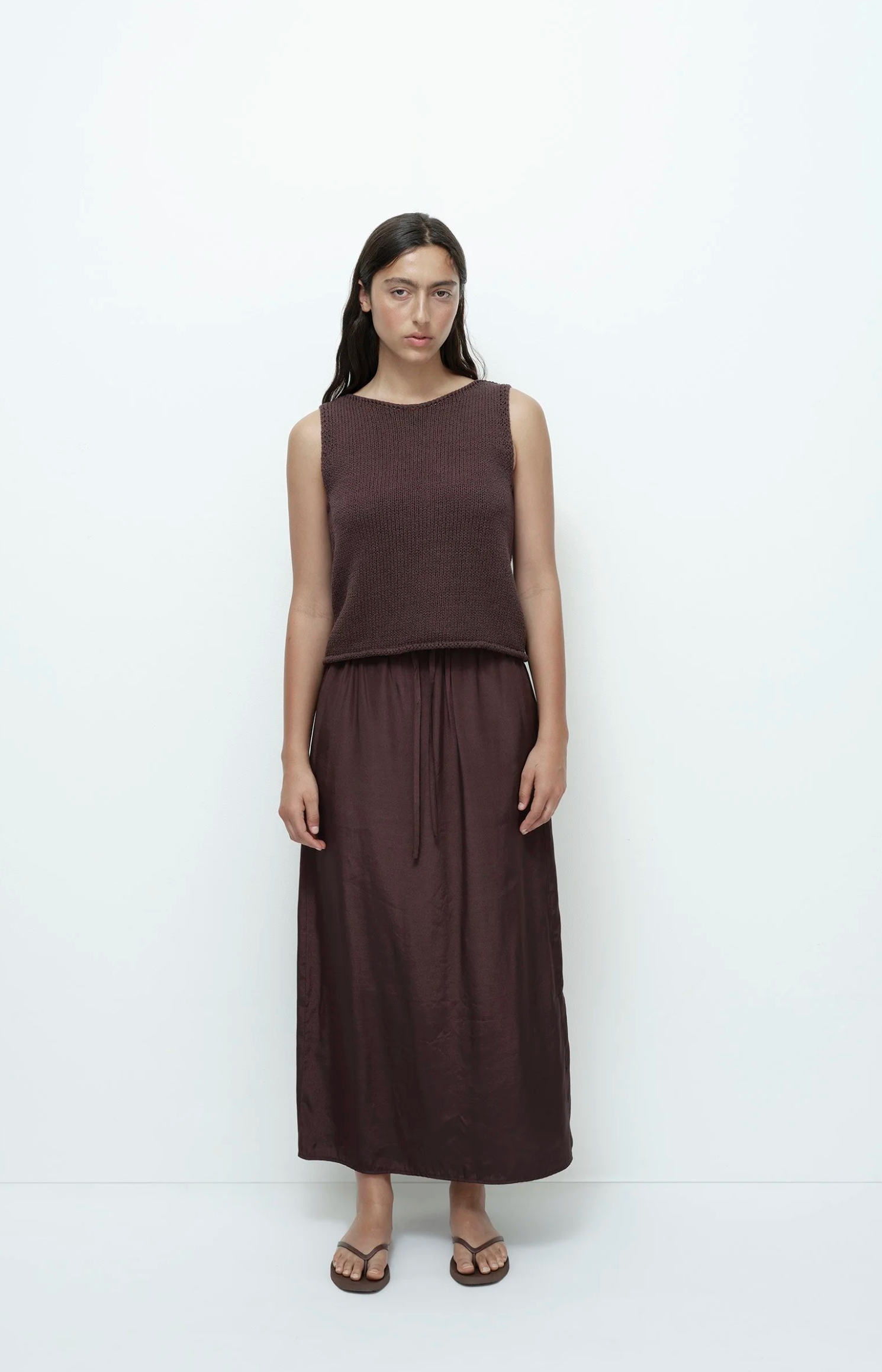 Boat Neck Knit Tank