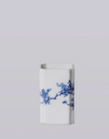 1920's Porcelain Cherry Blossom Square Vase