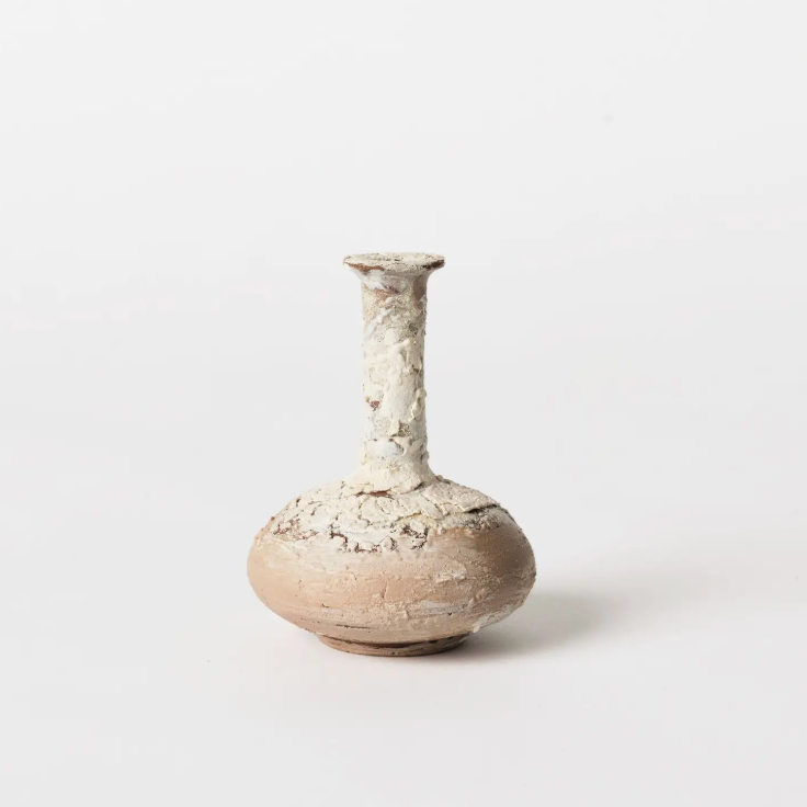 Crackled Ceramic Mini Vase