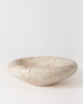 Rounded Bowl Yellow Travertine