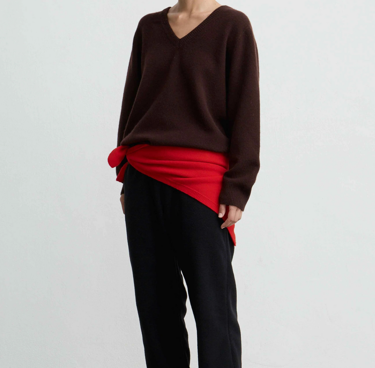Wool V Neck Sweater