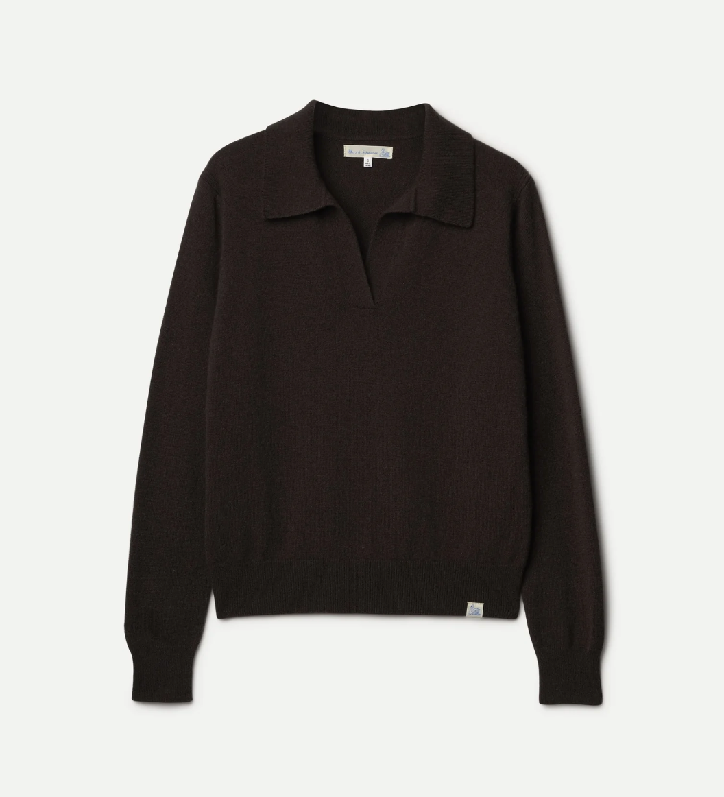 Mer / Cash Knit Polo