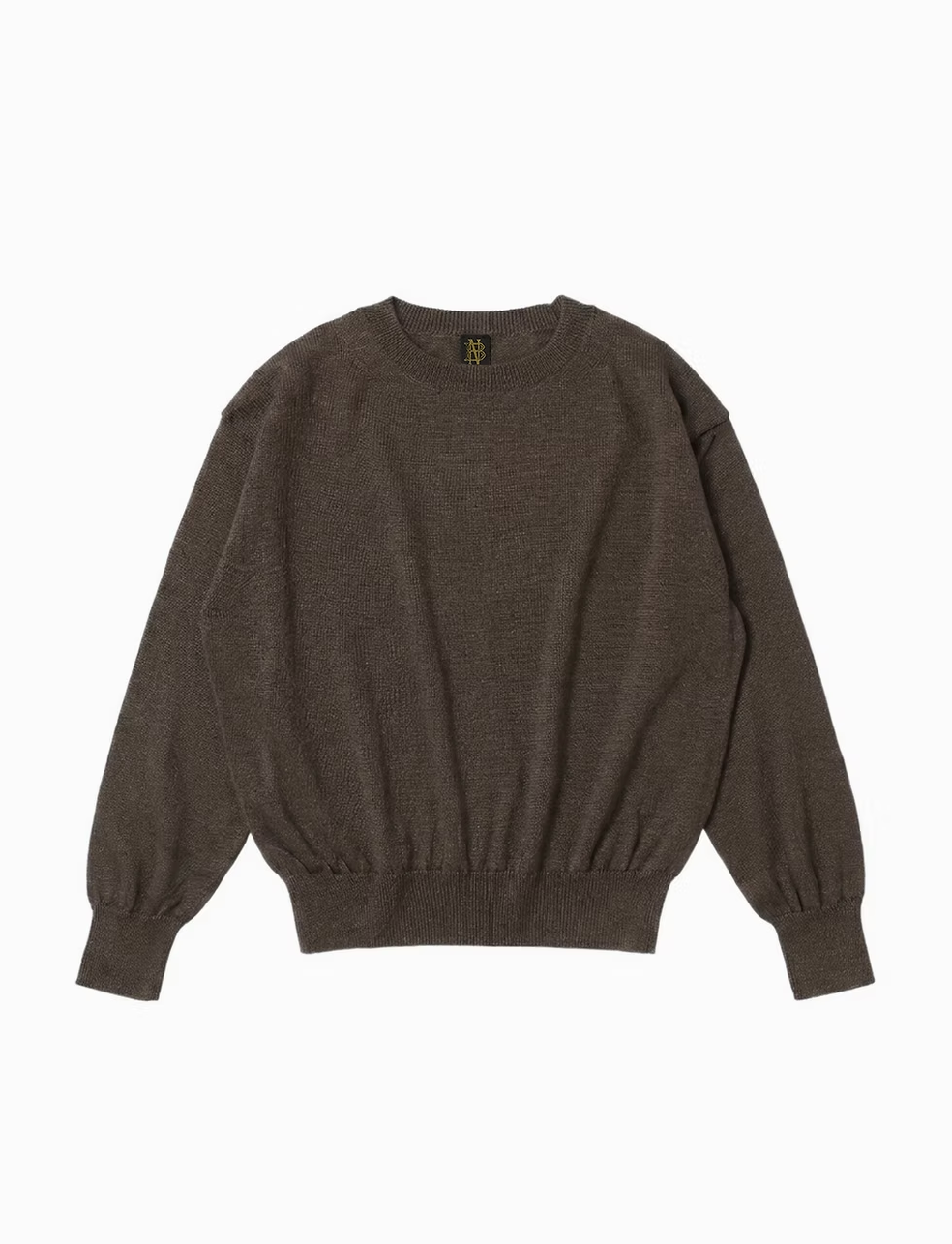 Ramie Wool Crew Neck